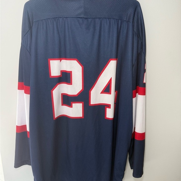 Nationals Oversized Tie Front Long Sleeve Jersey - Picture 6 of 7